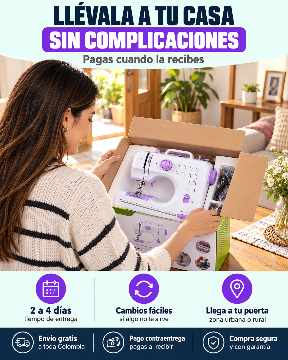 🧵 Maquina de Coser Multifuncional Portátil: Arregla tu ropa fácilmente y sin pagar
