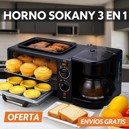 Horno Sokany 3 en 1 Original