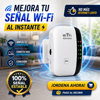 Repetidor WiFi Hogar: Señal Amplía y Estable en Toda la Casa