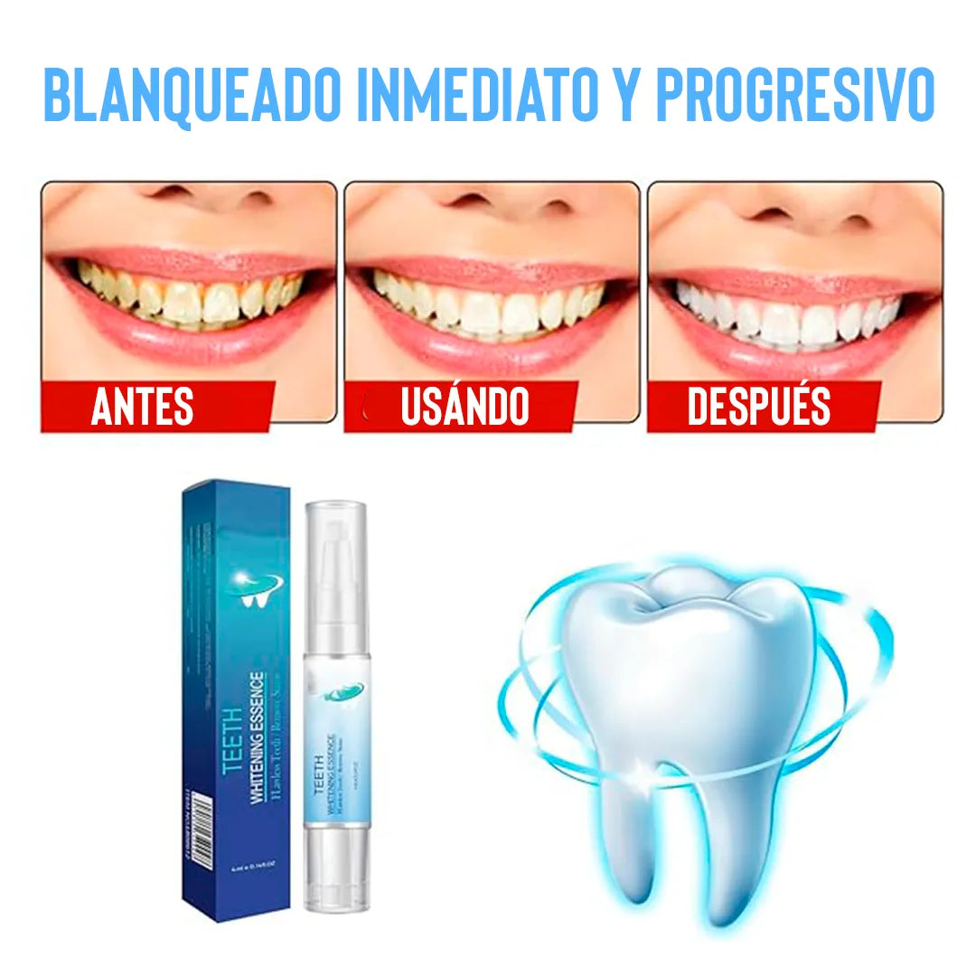 LÁPIZ BLANQUEADOR DE DIENTES CON FÓRMULA MEJORADA - SMILE WHITE™