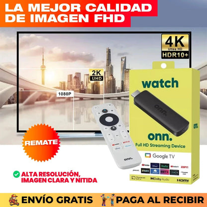 Convertidor Smart TV de Google con Control (Incluye XUPER TV)