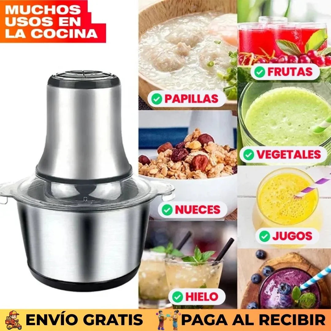 Procesador de Alimentos Original en Acero Inoxidable