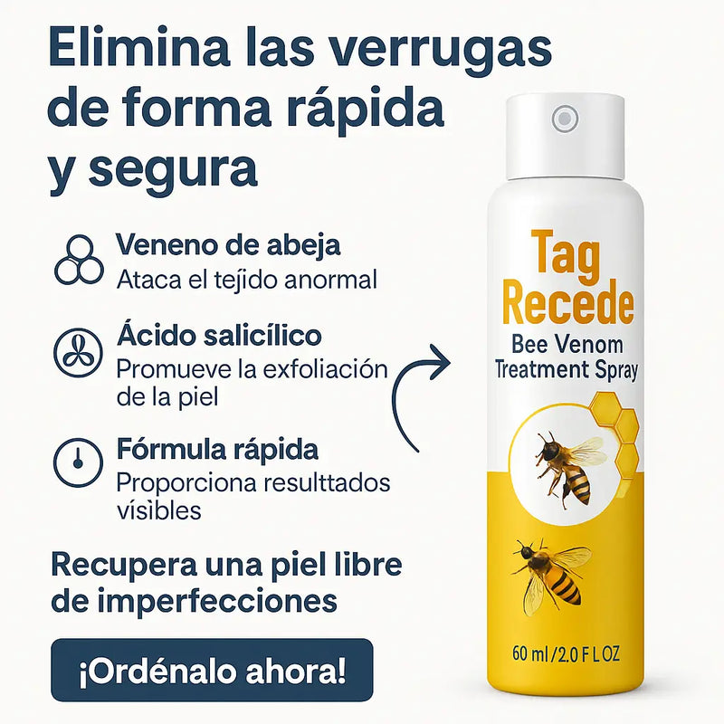 Tag Recede: Elimina Verrugas en 2 Semanas