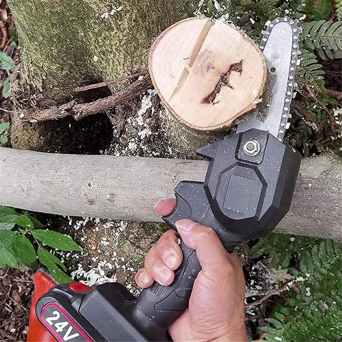 Motosierra Pro Portatil Recargable 2 Baterías 48v