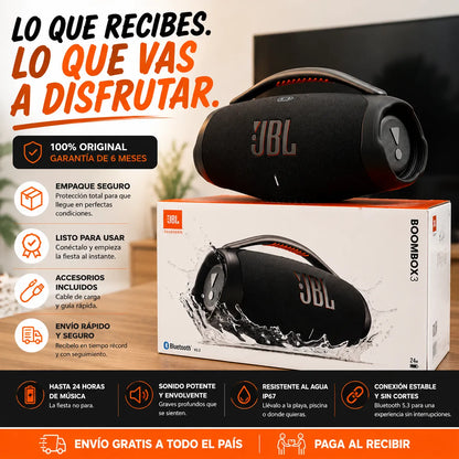 Parlante JBL Boombox 3: Sonido Superior 🎶