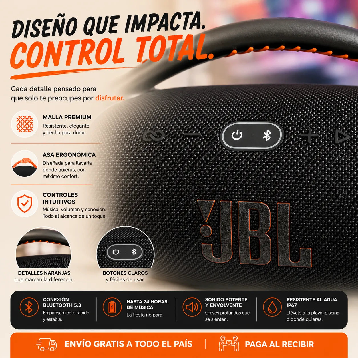 Parlante JBL Boombox 3: Sonido Superior 🎶