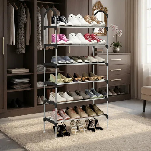 Organizador Zapatero 6 Niveles Acero Inoxidable 👟