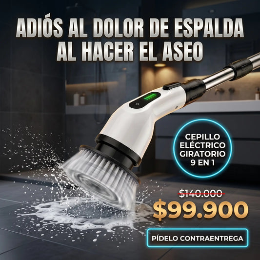 Cepillo Multifuncional 9 En 1 Eléctrico