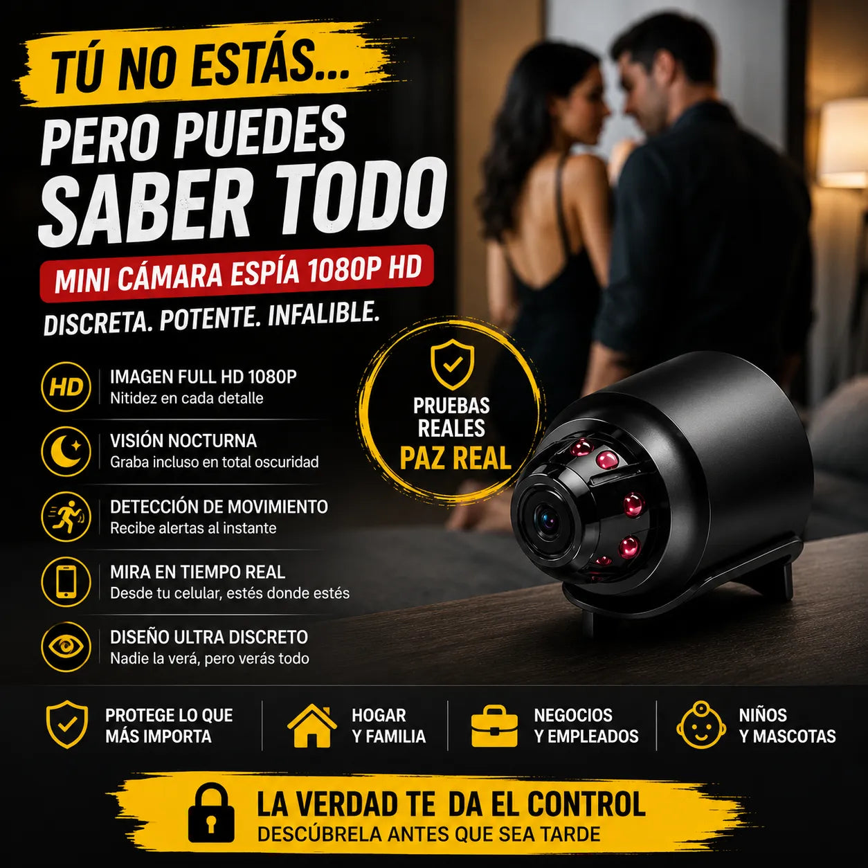 Mini Cámara Espía: Descubre la VERDAD 📹👀