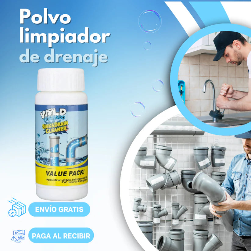 Wild Tornado: Polvo Destapa Tuberías