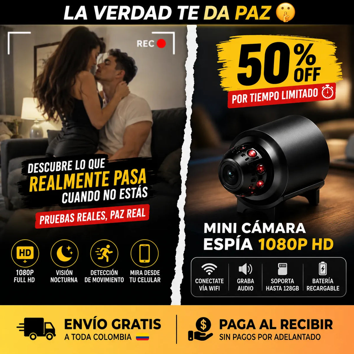 Mini Cámara Espía: Descubre la VERDAD 📹👀