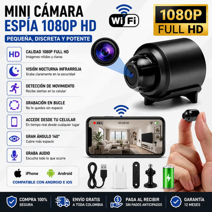Mini Cámara Espía: Descubre la VERDAD 📹👀