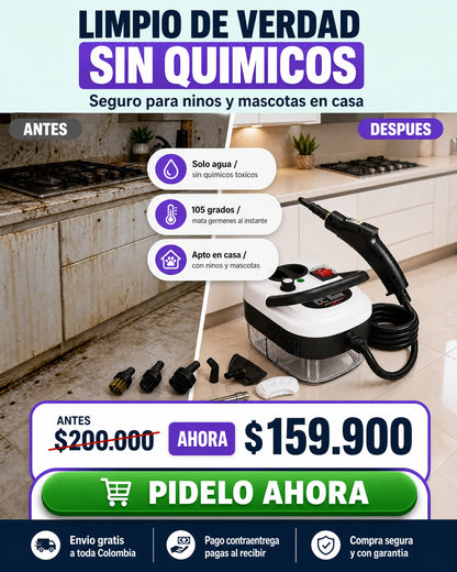 Limpiador a Vapor Presurizado