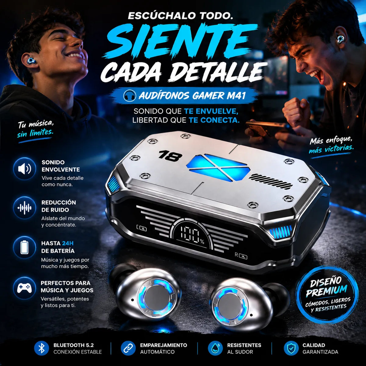 Audifonos Gamer M41