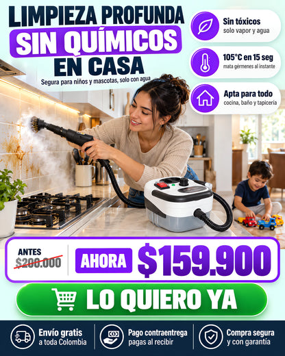 Limpiador a Vapor Presurizado