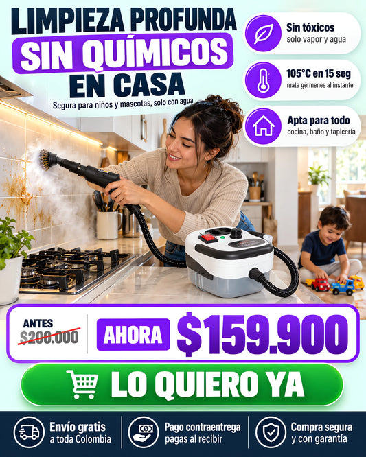 Limpiador a Vapor Presurizado