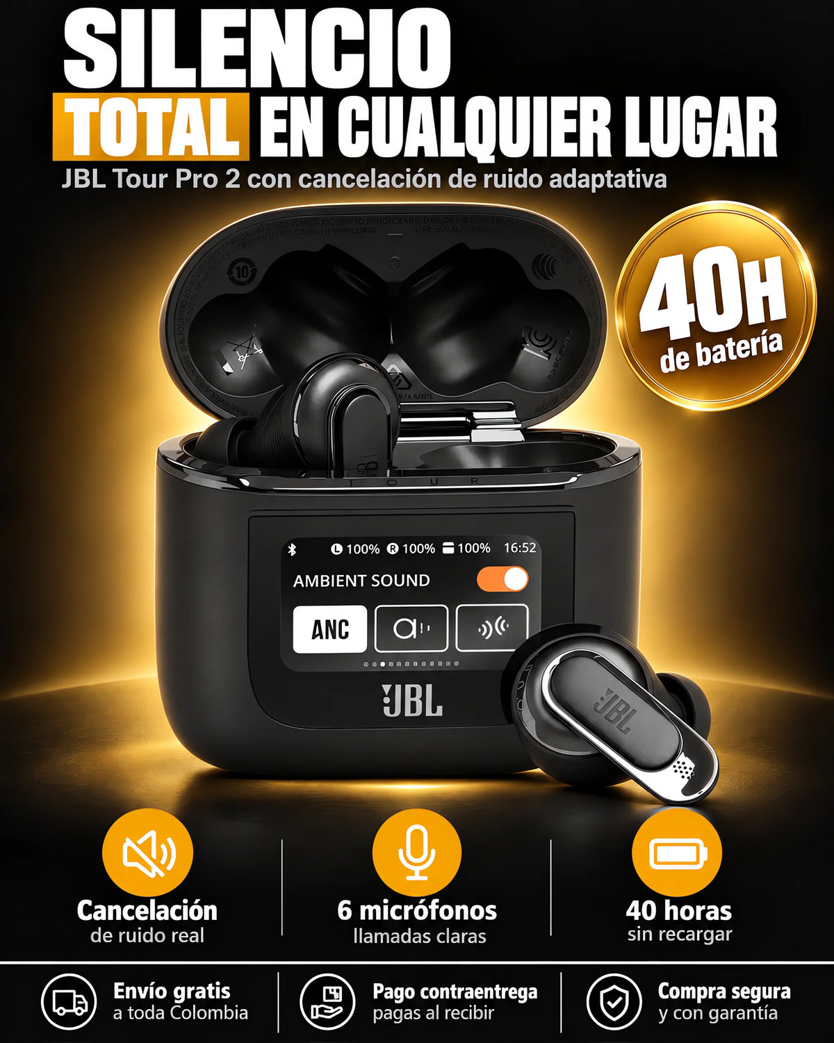 Audifonos JBL Tour Pro 2