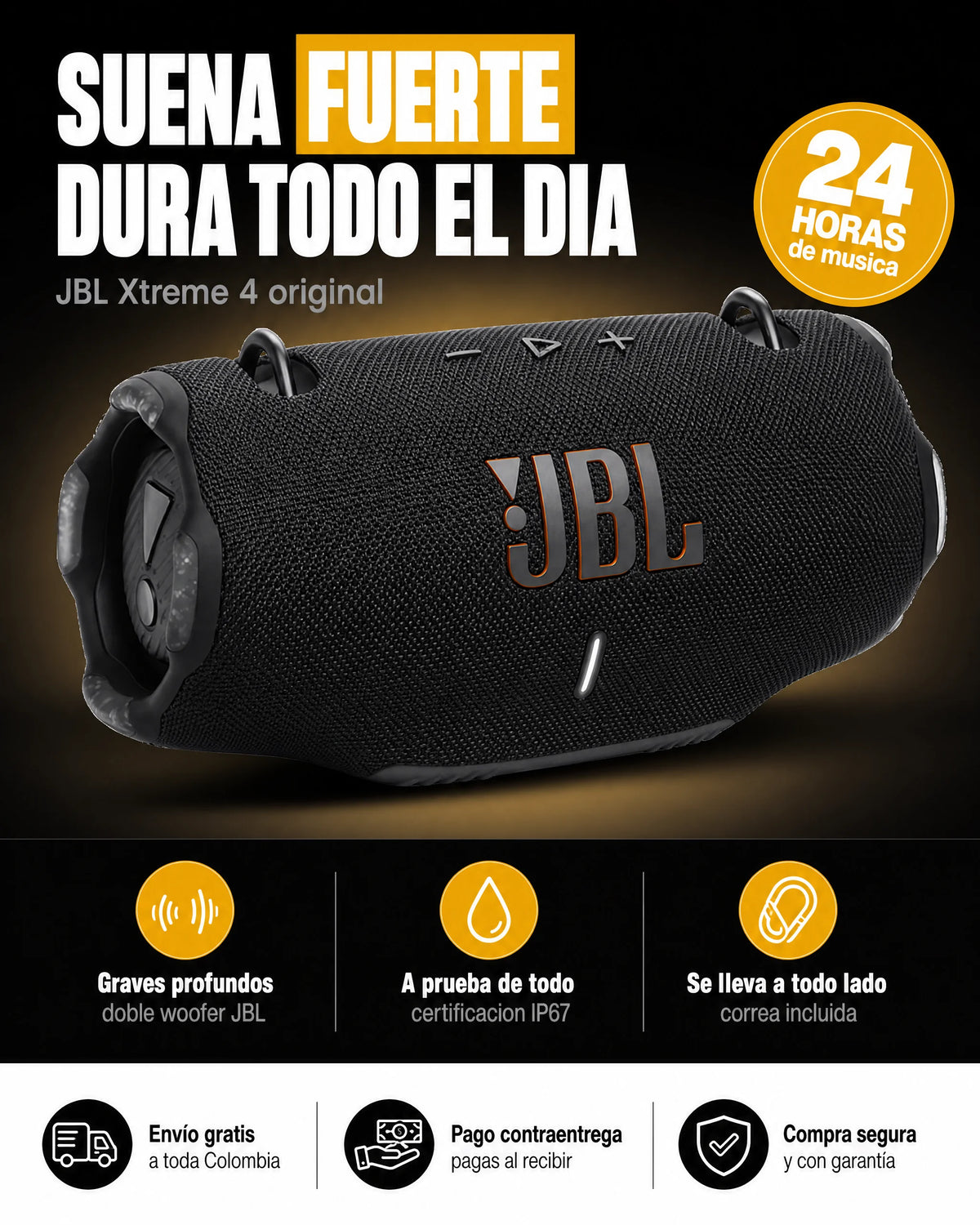 Parlante JBL Xtreme 4: Sonido Superior 🎶
