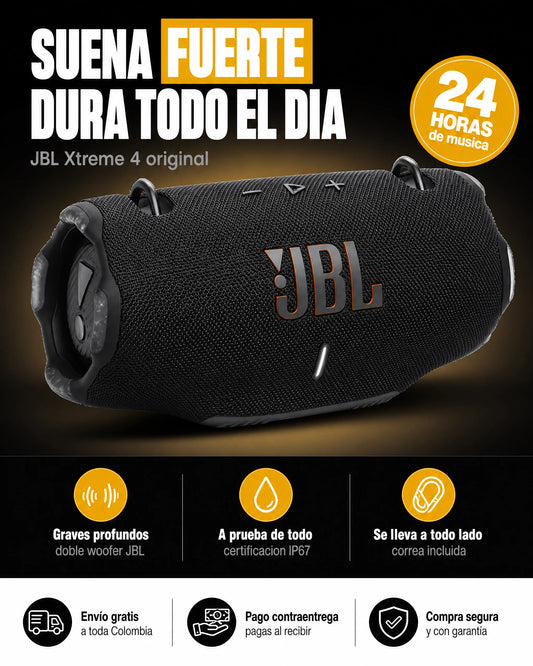 Parlante JBL Xtreme 4: Sonido Superior 🎶