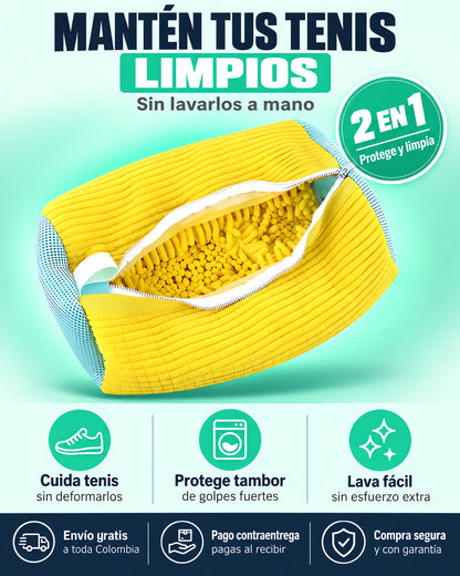 Funda de Microfibra Para Lavar Zapatos