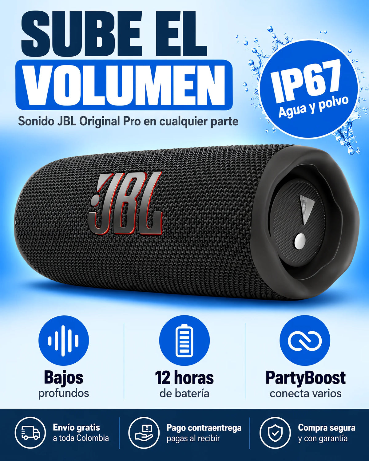 Parlante JBL Flip 6