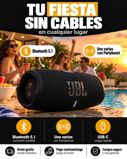 Parlante JBL Charge 5: Sonido Superior 🎶