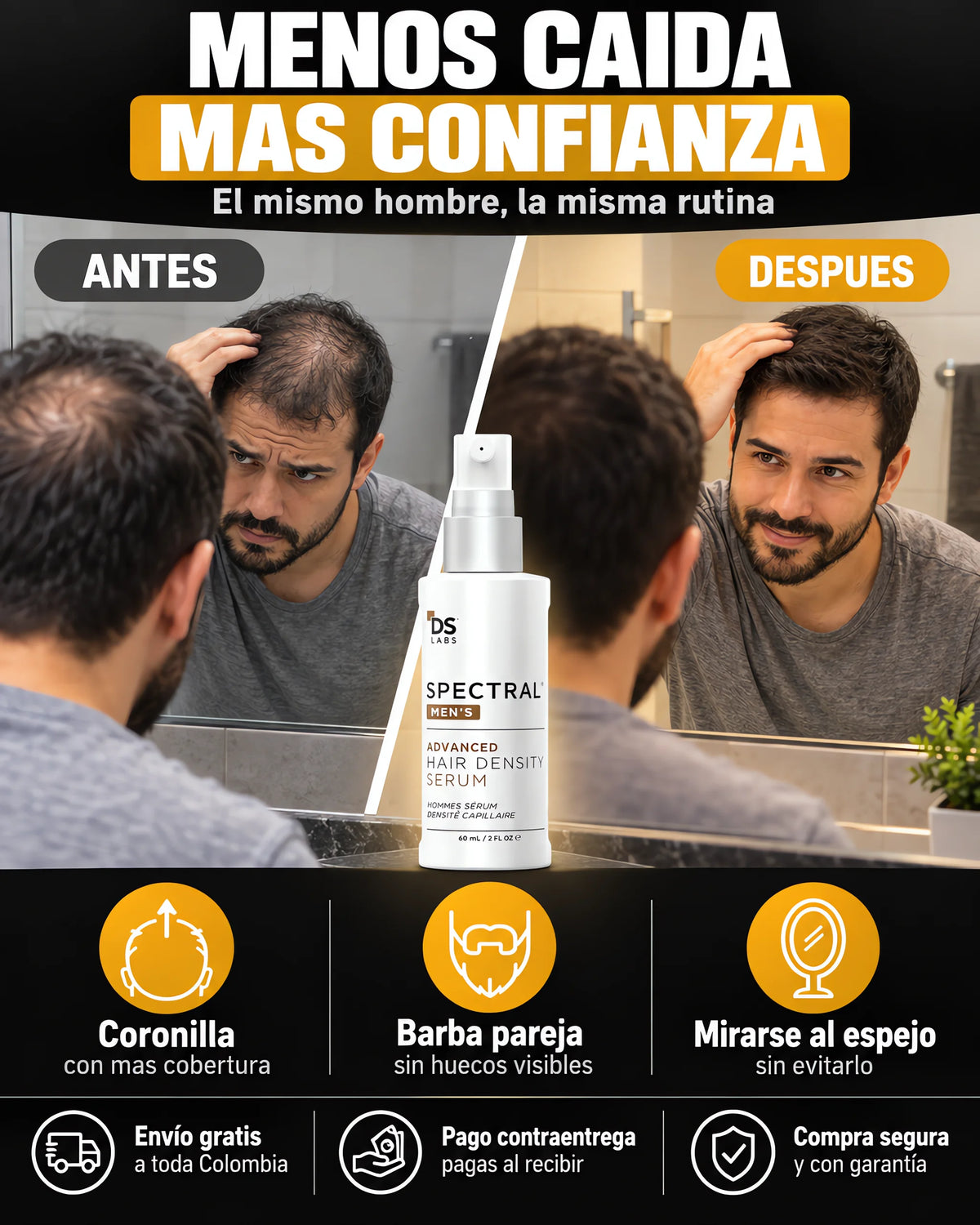 SPECTRAL PREMIUM 60 ML Y ACTIVADOR BARBA