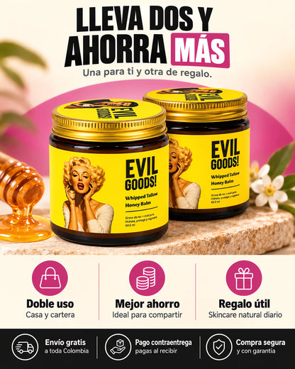 Promo Paga 1 Lleva 2 Sebo de Res Evil Goods 60 ML +  Regalo
