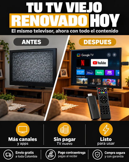 Convertidor Smart TV de Google Con MagisTV