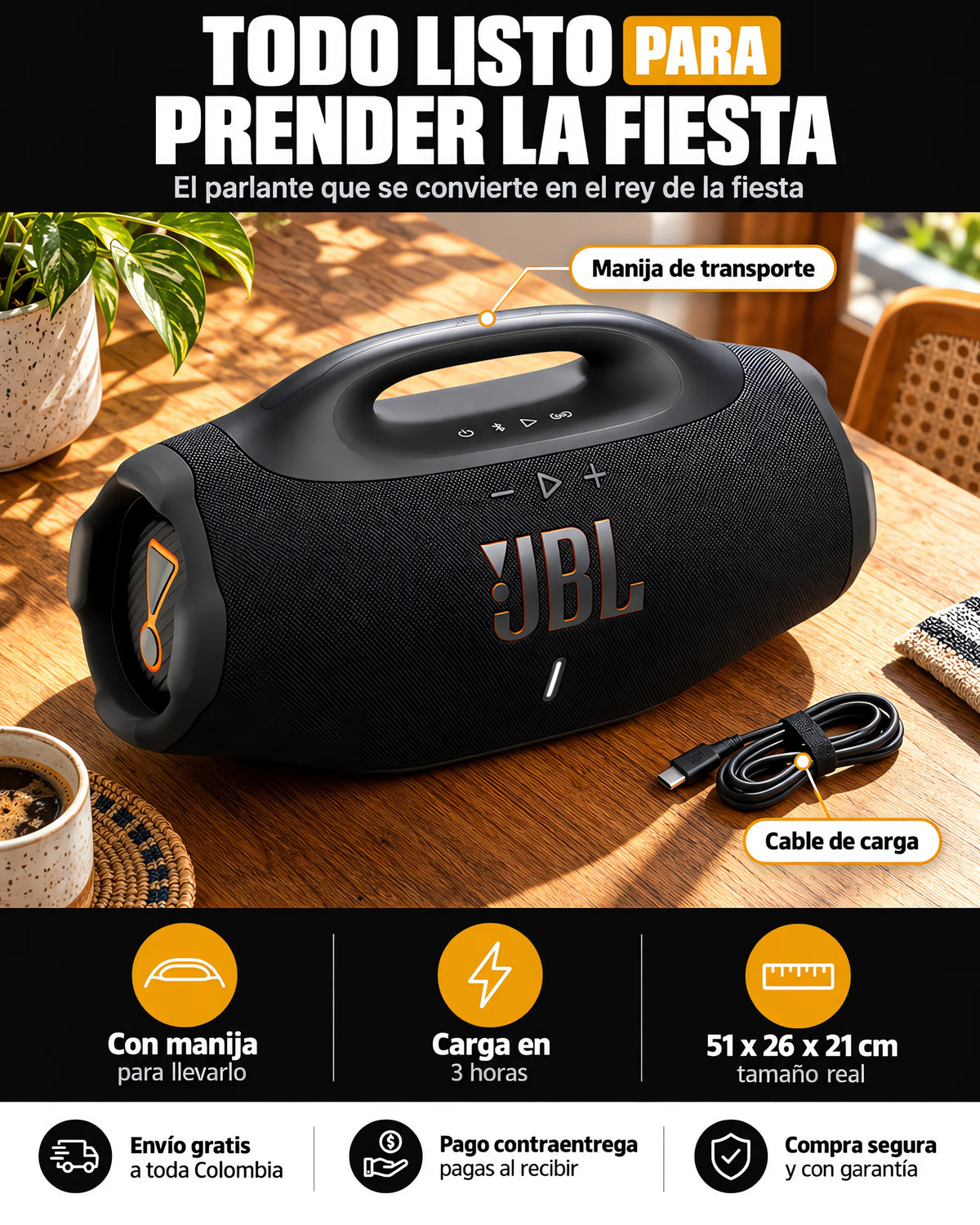 Parlante JBL Boombox 4