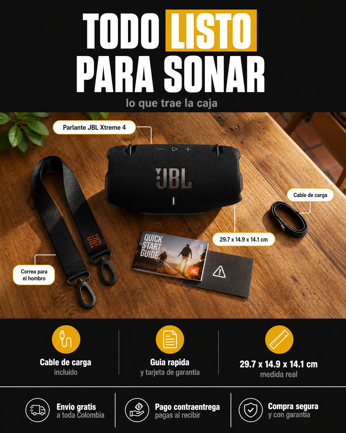 Parlante JBL Xtreme 4: Sonido Superior 🎶
