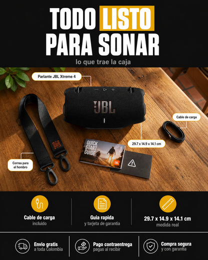 Parlante JBL Xtreme 4: Sonido Superior 🎶