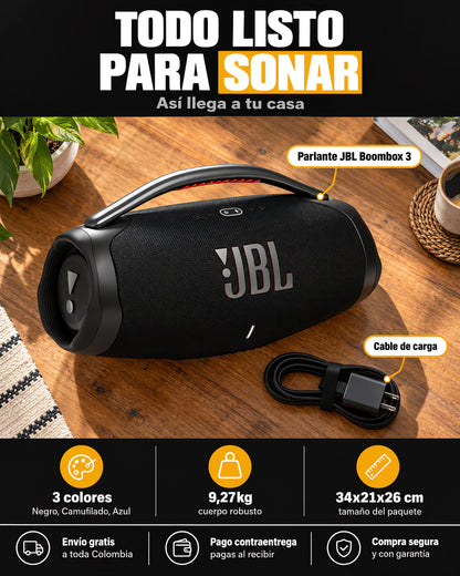Parlante JBL Boombox 3: Sonido Superior 🔊