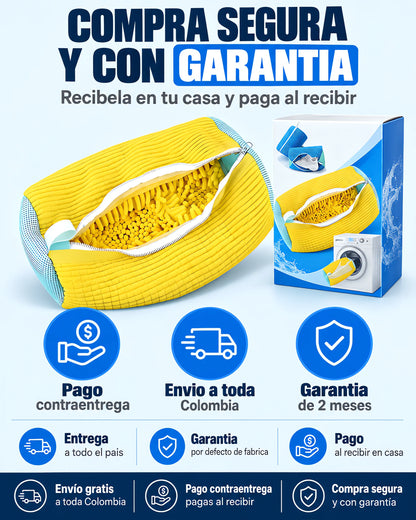 Funda MicroFibra Para Lavar Zapatos Sin Dañarlos 👟