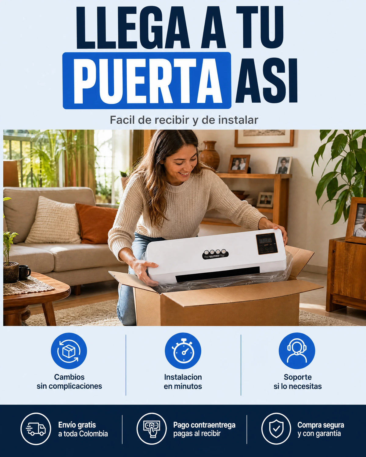 Aire Acondicionado Portatil Frio y Calor