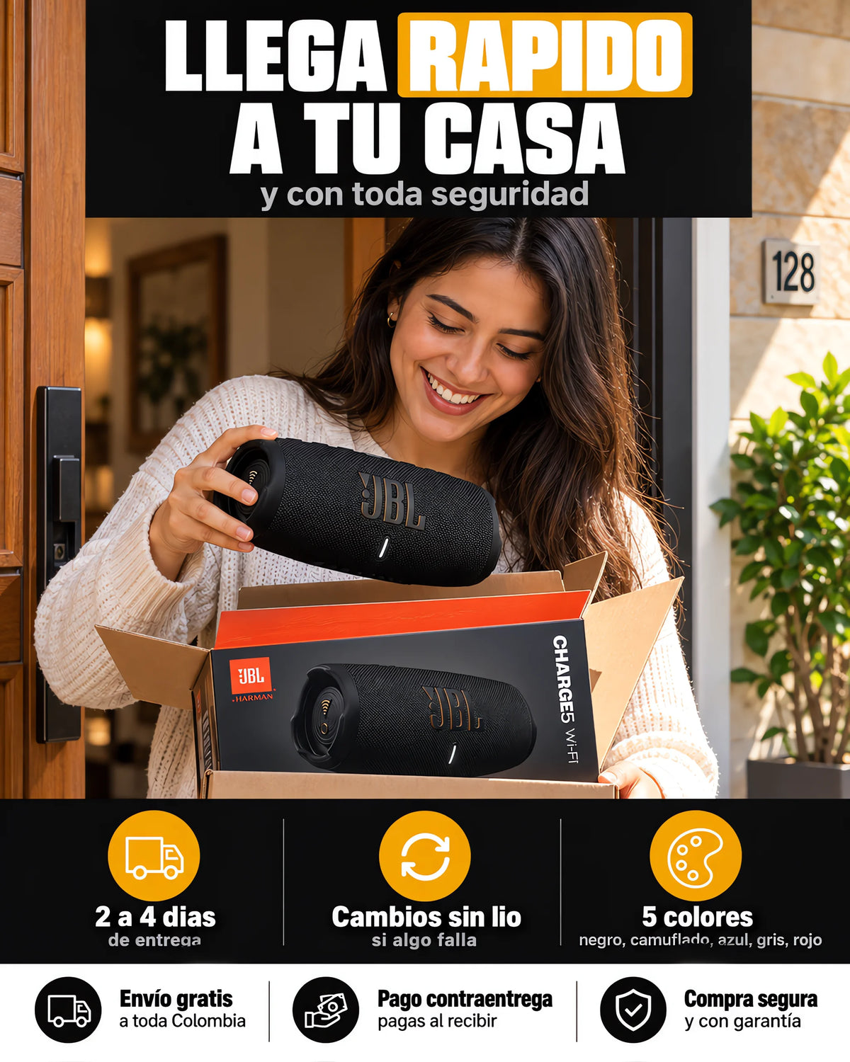Parlante JBL Charge 5: Sonido Superior 🎶