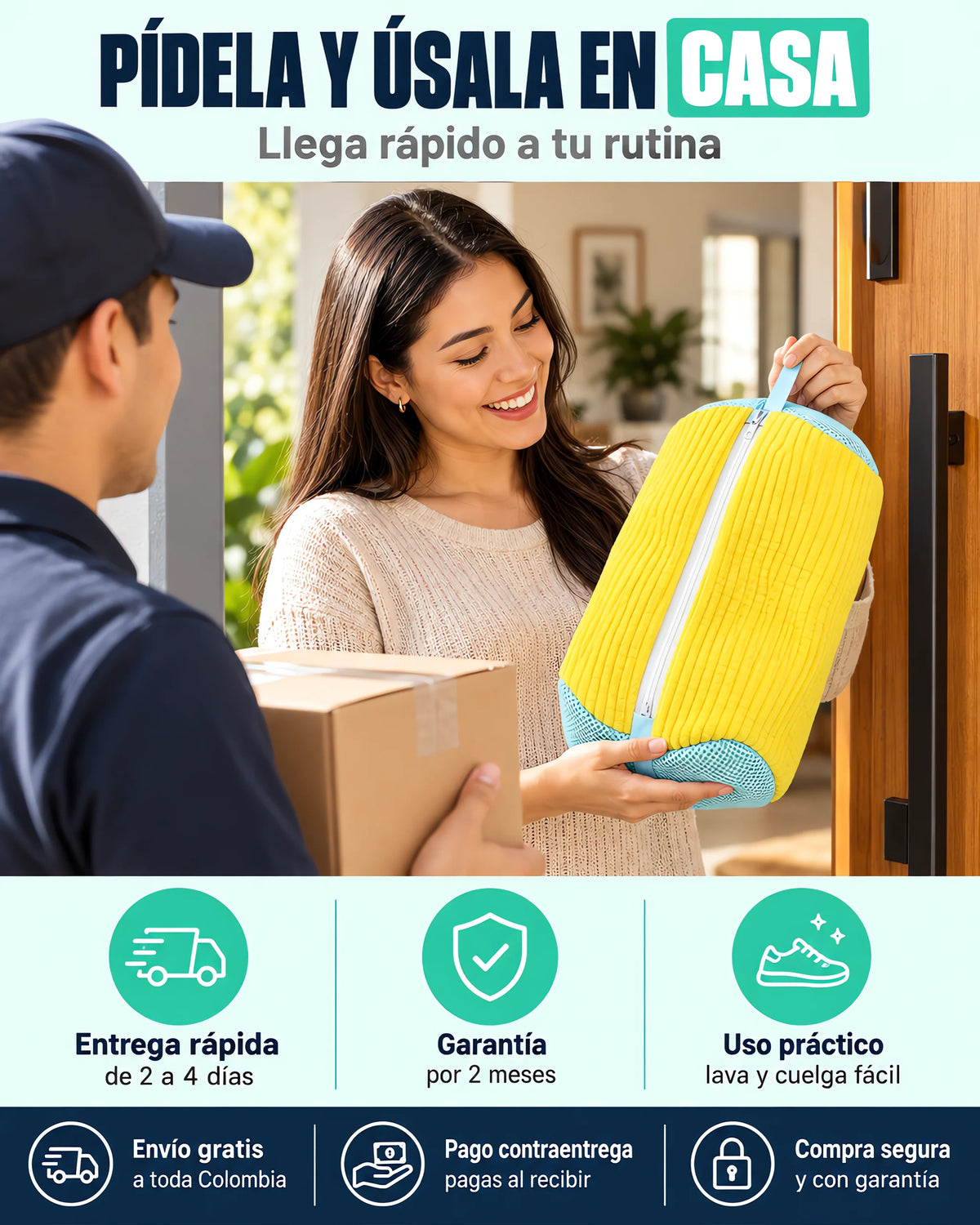Funda de Microfibra Para Lavar Zapatos — confianza_entrega