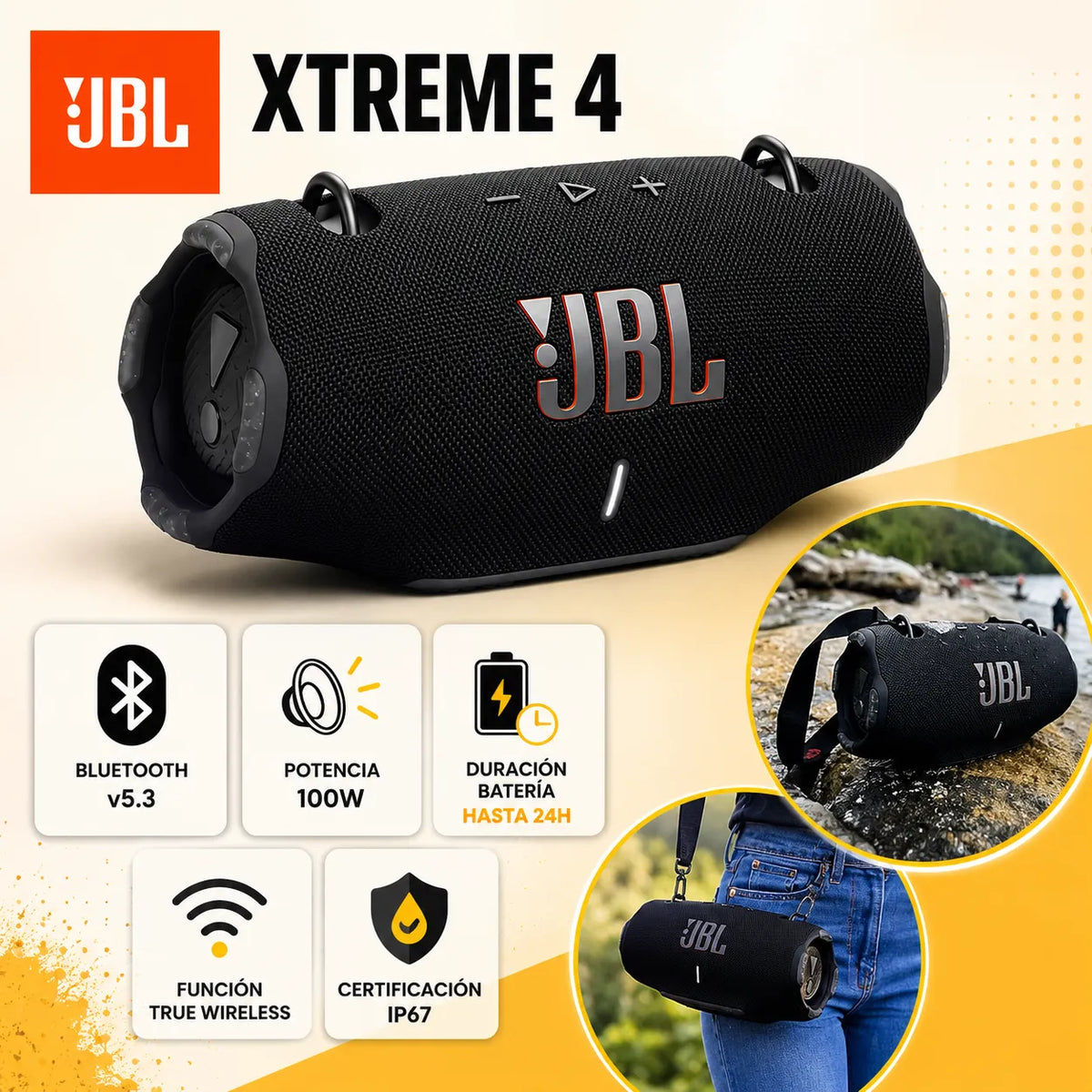 Parlante JBL Xtreme 4: Sonido Superior 🎶